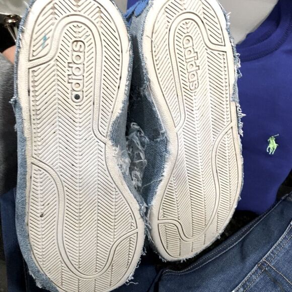 Custom distressed Bling Adidas! Super cute - Picture 9 of 10